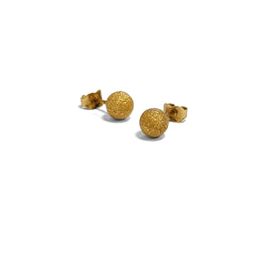 Boucles d'oreilles boules d'or