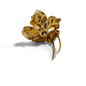 Broche fleur épanouie