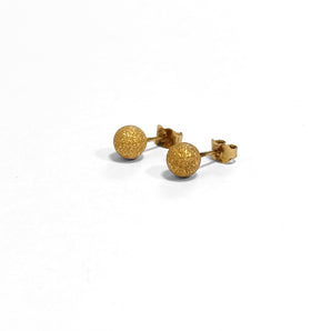 Boucles d'oreilles boules d'or
