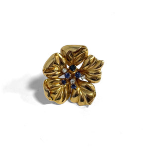 Broche fleur épanouie