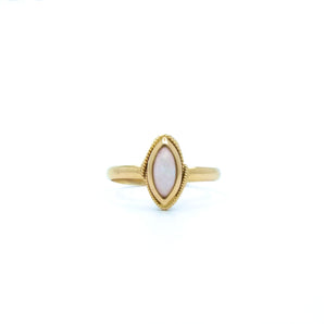 Bague corail rose