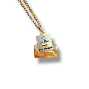 Pendentif lettre d'amour Augis