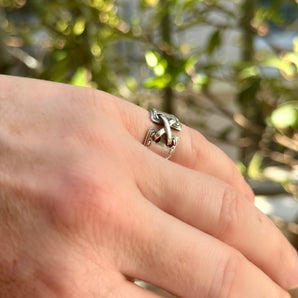 Bague Hermès argent