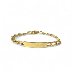 Bracelet gourmette à maille cheval