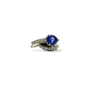 Bague saphir poire