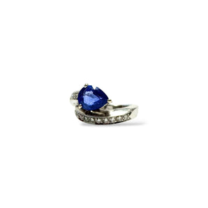 Bague saphir poire