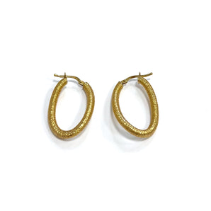 Paire de créoles paillette