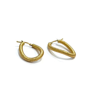 Paire de créoles paillette