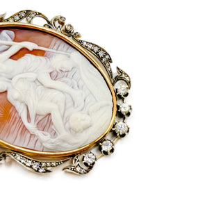 Old cameo brooch