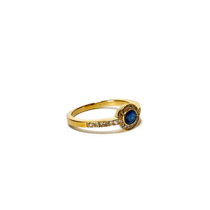 Bague saphir ovale