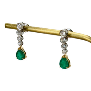 Emerald Drop Earrings