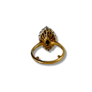 Bague marquise opale